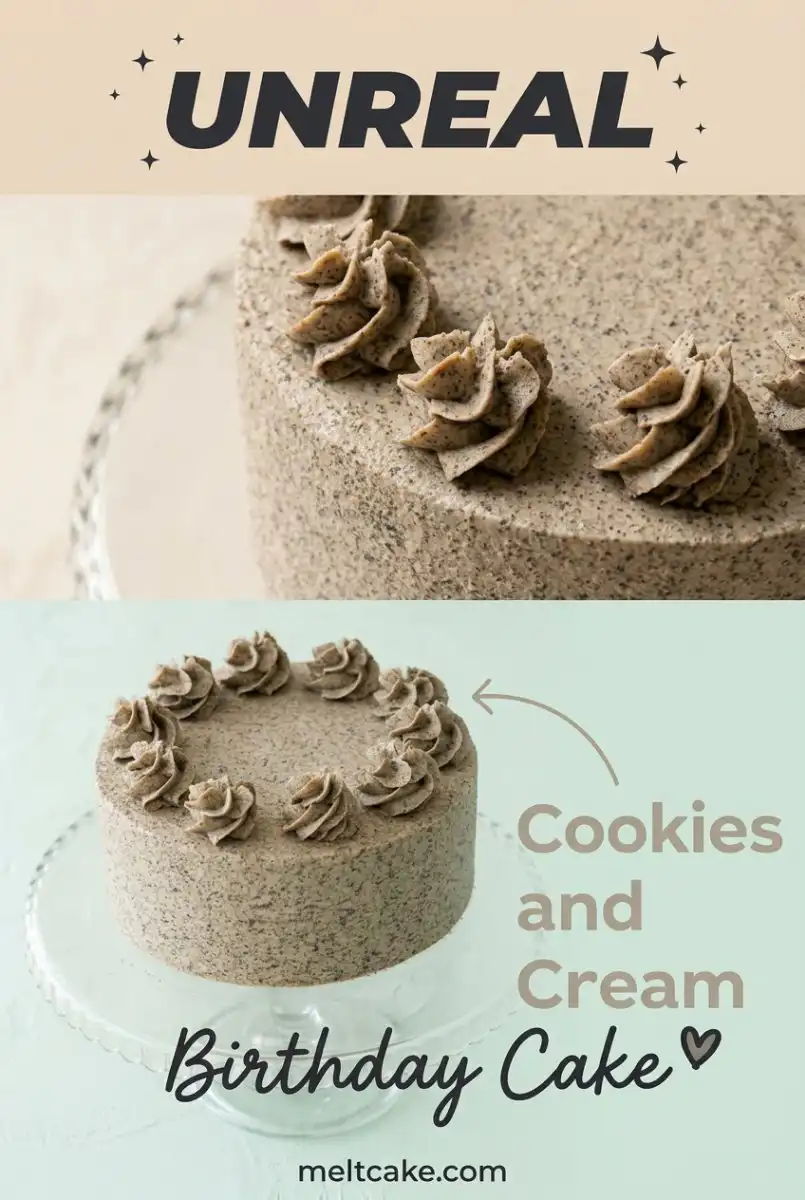 Ultimate Cookies and Cream Birthday Cake - Un Layer Cake Anniversaire Facile!