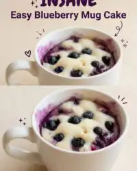 Easy Blueberry Mug Cake: One of the Best Blueberry Cake Recipes for Quick Cravings!