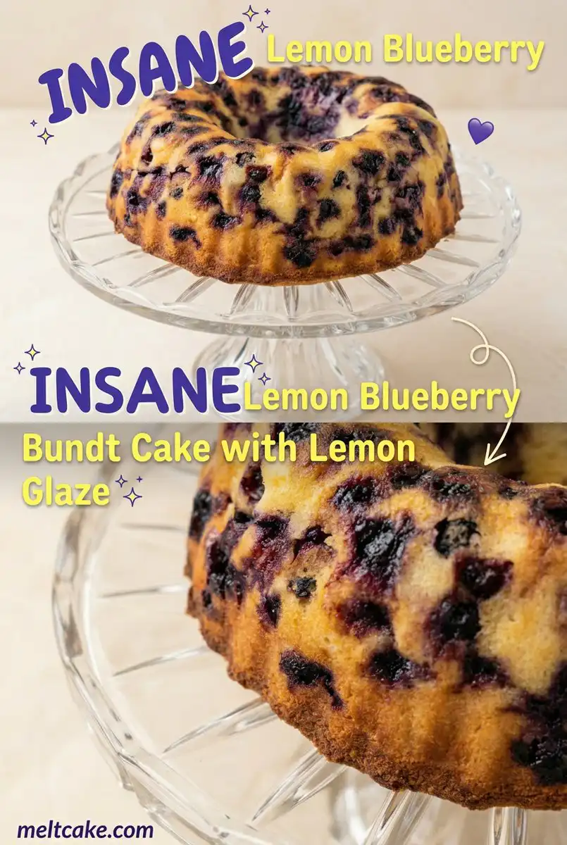 Lemon Blueberry Bundt Cake with Lemon Glaze 17 Moist Lemon Blueberry Bundt Cake with Lemon Glaze - Easy Citrus Dessert Recipe with Sour Cream