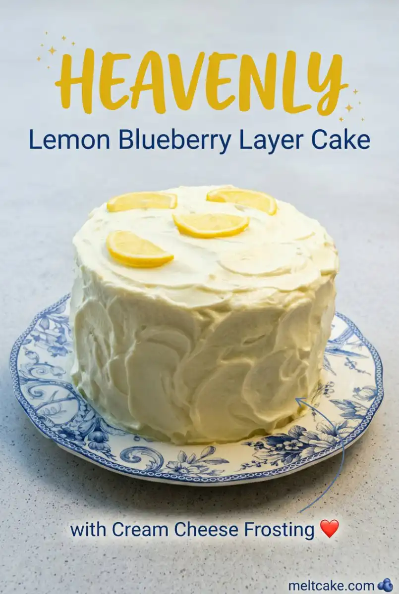 Lemon Blueberry Layer Cake with Cream Cheese Frosting 17 Lemon Blueberry Layer Cake with Cream Cheese Frosting: A Gorgeous Lemon Blueberry Cake Idea
