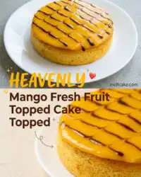 Mango Fresh Fruit Topped Cake: Stunning Mango Cake Decoration Ideas for Your Next Celebration Now