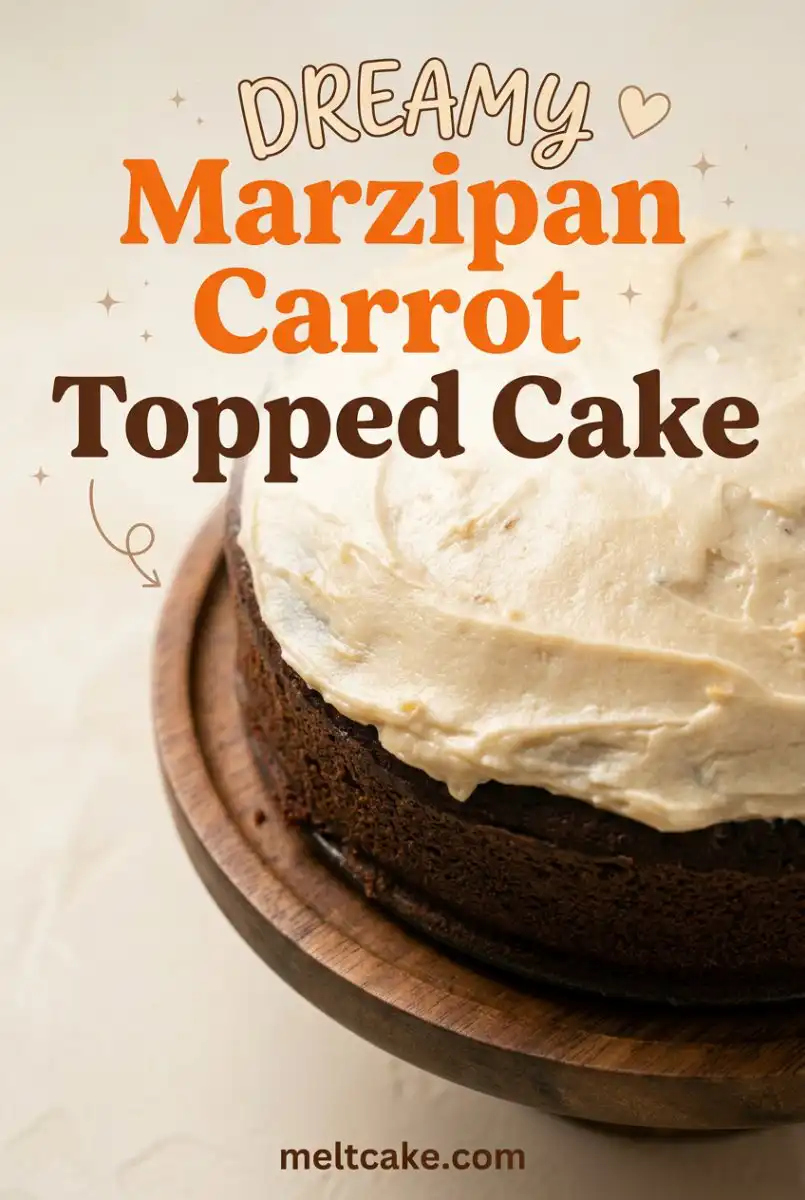 Marzipan Carrot Topped Cake Recipe: Easy Carrot Cake Decoration Ideas