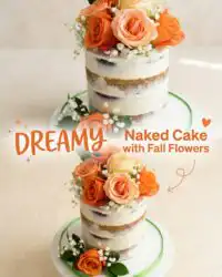 Naked Cake with Fall Flowers: Stunning Seasonal Inspiration for Your Next Autumn Cake Designs Now