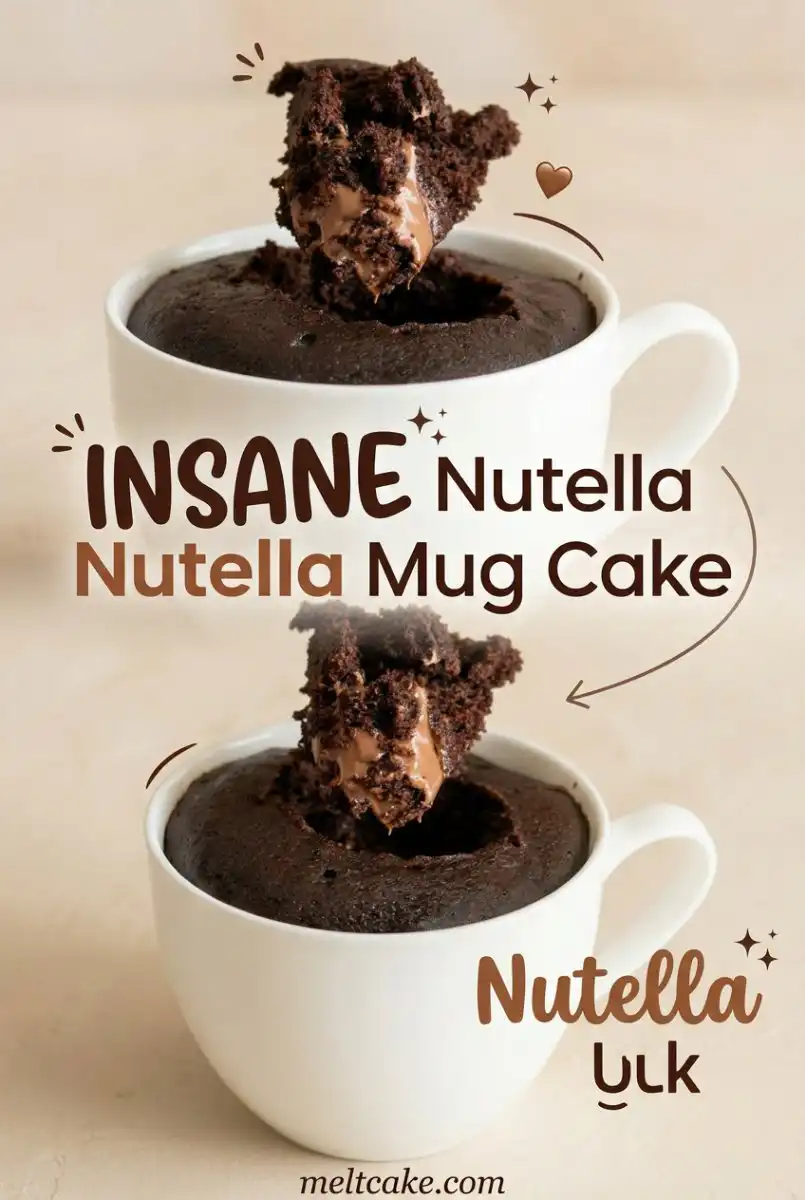 Easy Nutella Mug Cake Recipe: The Ultimate 1-Minute Microwave Mug Cake Treat!