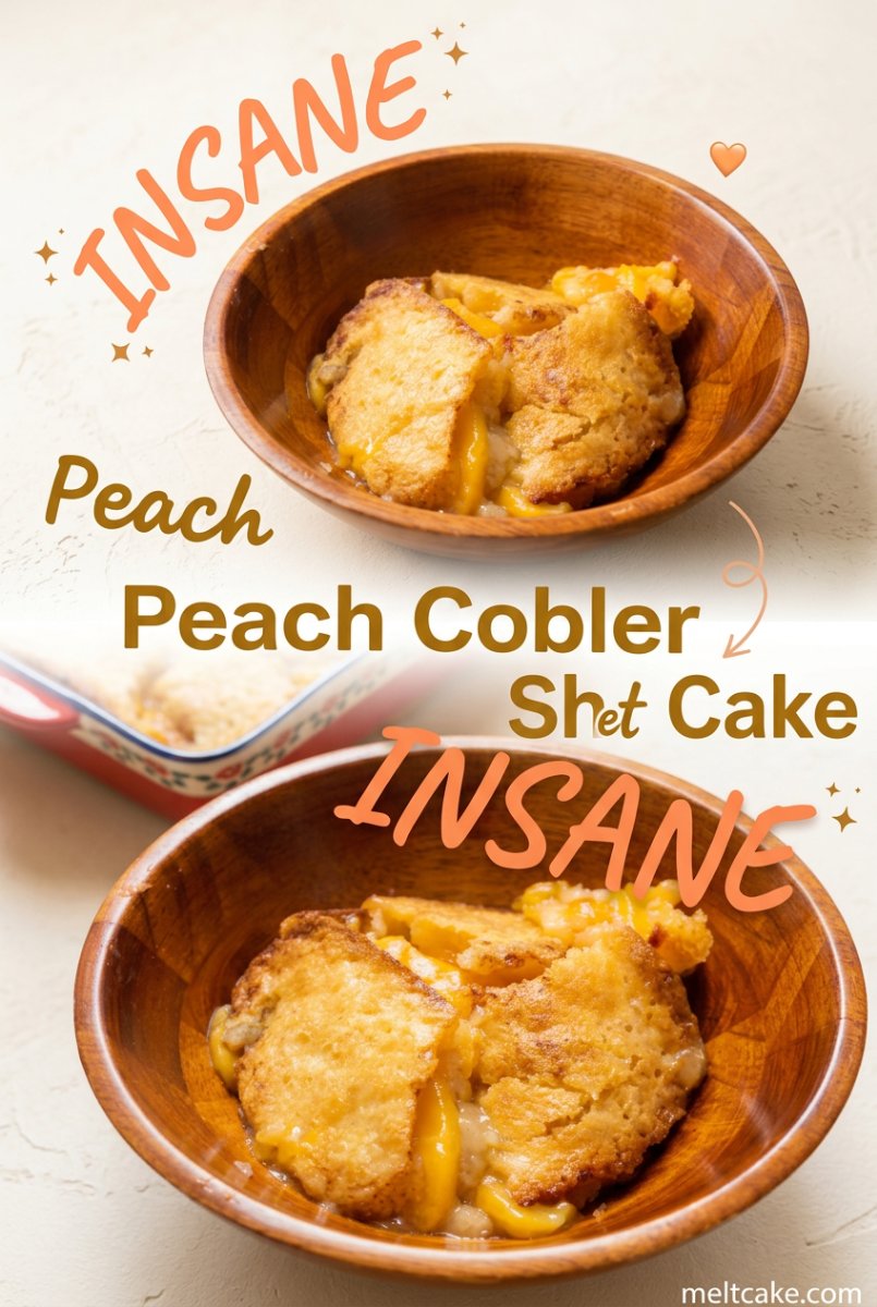 Peach Cobbler Sheet Cake 17 Easy Peach Cobbler Sheet Cake Recipe: The Ultimate Comfort Food Peach Cobbler Cake for Every Event