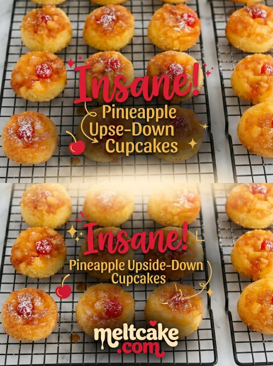 Pineapple Upside Down Cupcakes: A Delicious Twist on the Classic Upside Down Pineapple Cake Recipe