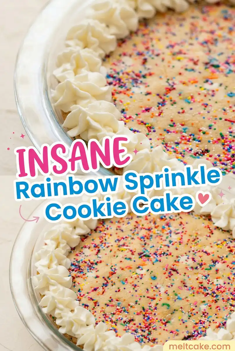 Easy Rainbow Sprinkle Cookie Cake Designs: Learn the Precise Technique for a Chewy Baker Crumb
