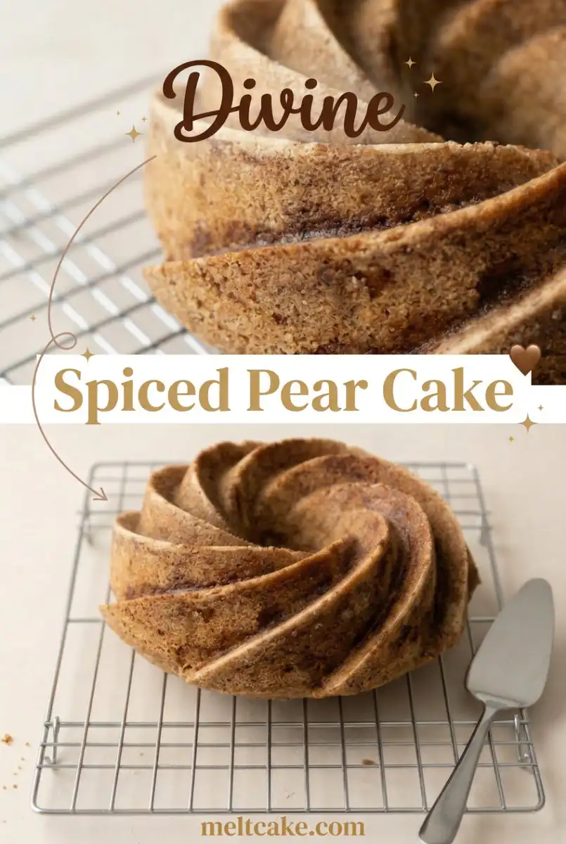 Spiced Pear Cake Recipe: The Ultimate Cozy Autumn Cake Recipe You Must Try This Fall