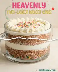 Two-Layer Naked Cake: Elegant Birthday Design Ideas for Your Next Celebration and Party Success!