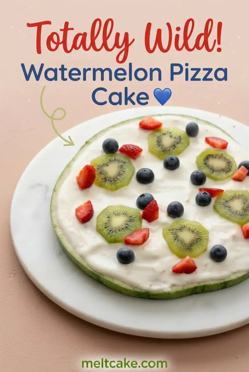 Easy Watermelon Pizza Cake Recipe: The Ultimate Fresh Watermelon Cake Birthday Showstopper!