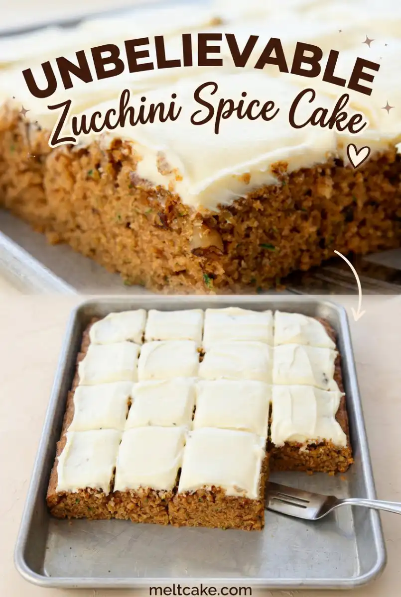 Zucchini Spice Cake: The Ultimate Moist Zucchini Cake Recipe You Will Absolutely Love to Bake