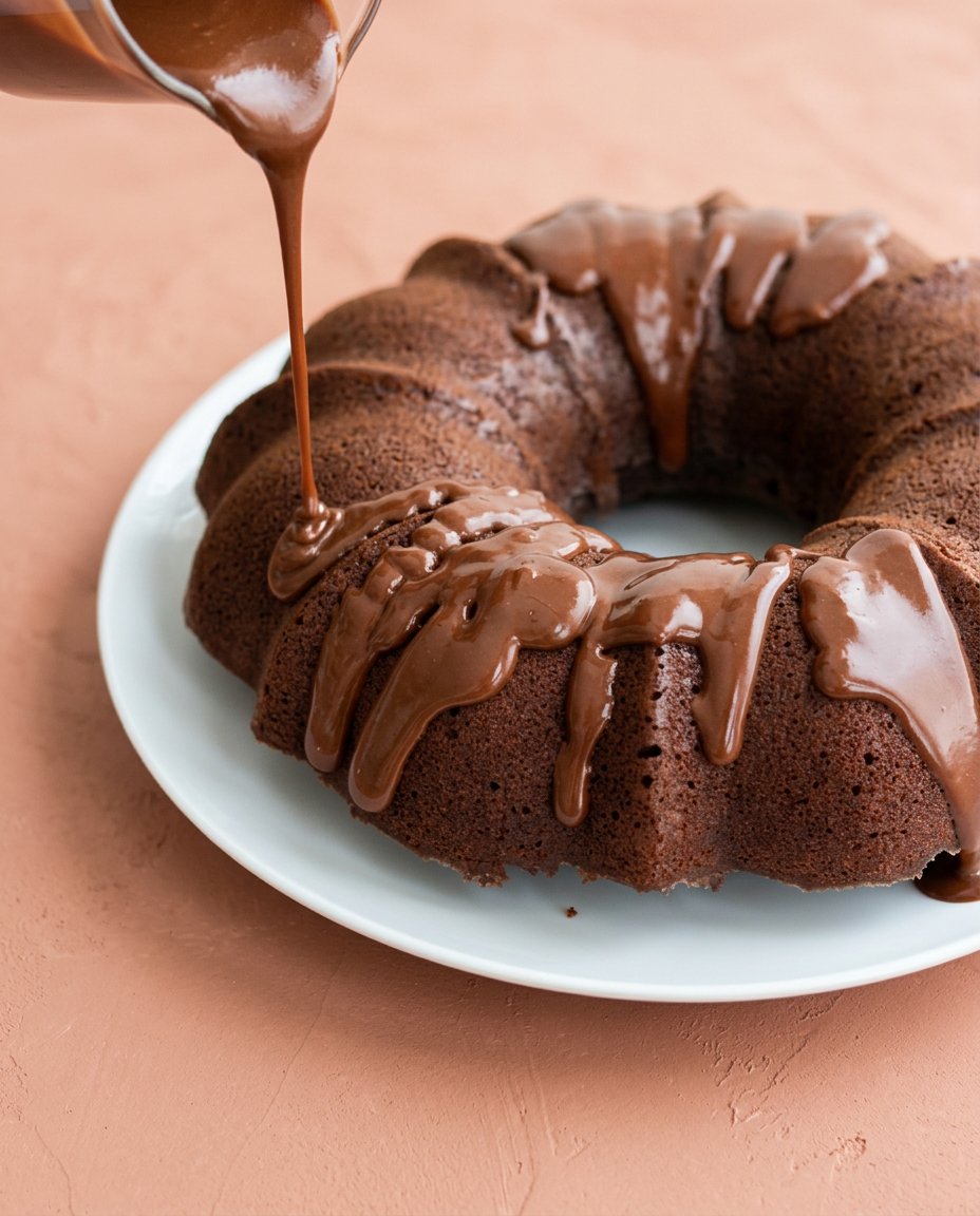 Healthy Chocolate Zucchini Cake 12 Freshly baked healthy chocolate zucchini cake resting on a professional steel cooling rack.
