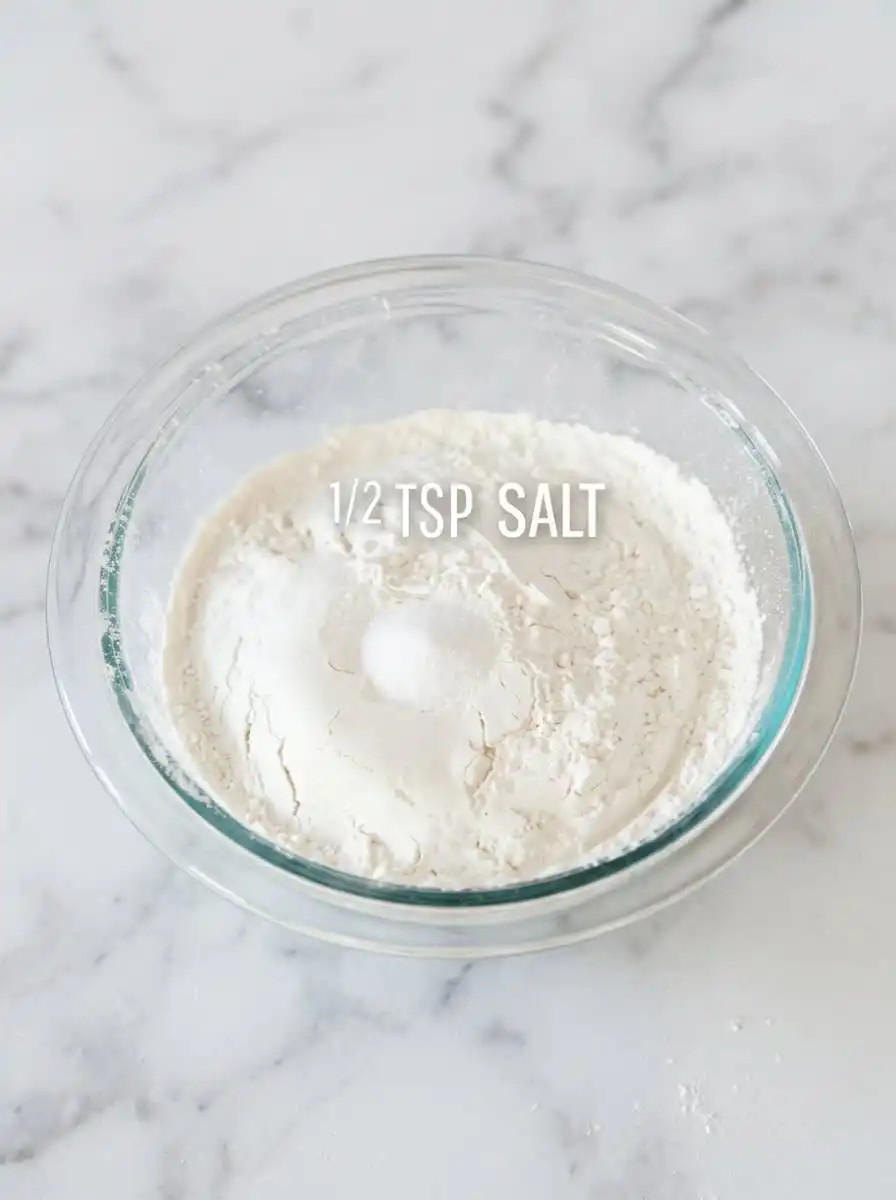 The simple pantry ingredients for cinnamon sugar funnel cake fries arranged in small glass bowls.
