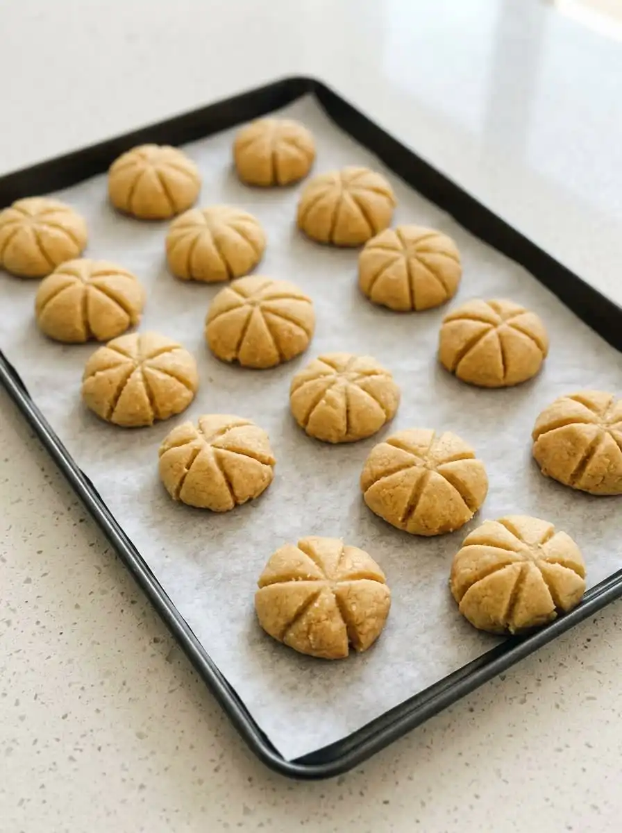 Fresh ingredients for making Classic Pumpkin Cake Pops arranged on a clean kitchen counter.