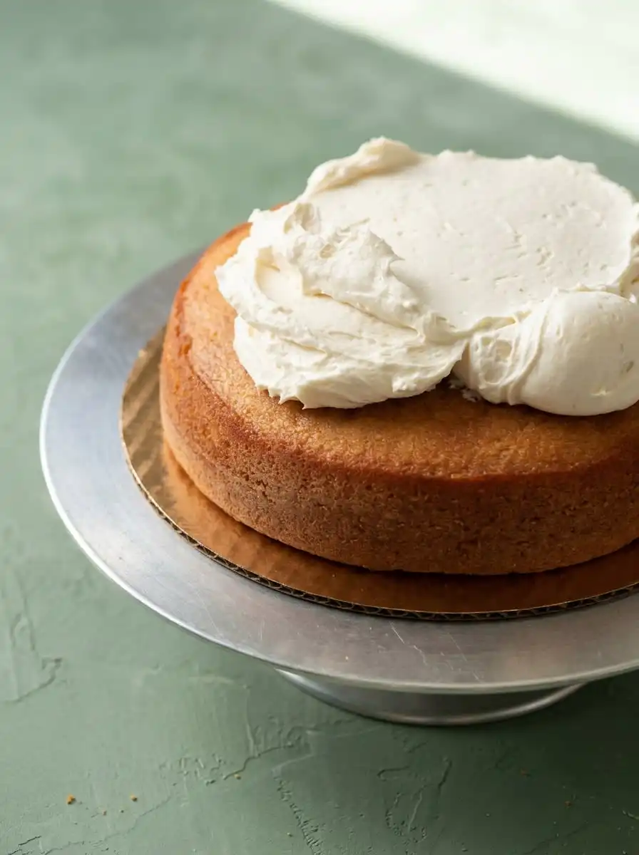 Two-Layer Naked Cake 14 Fresh baking ingredients for making a classic Two-Layer Naked Cake.