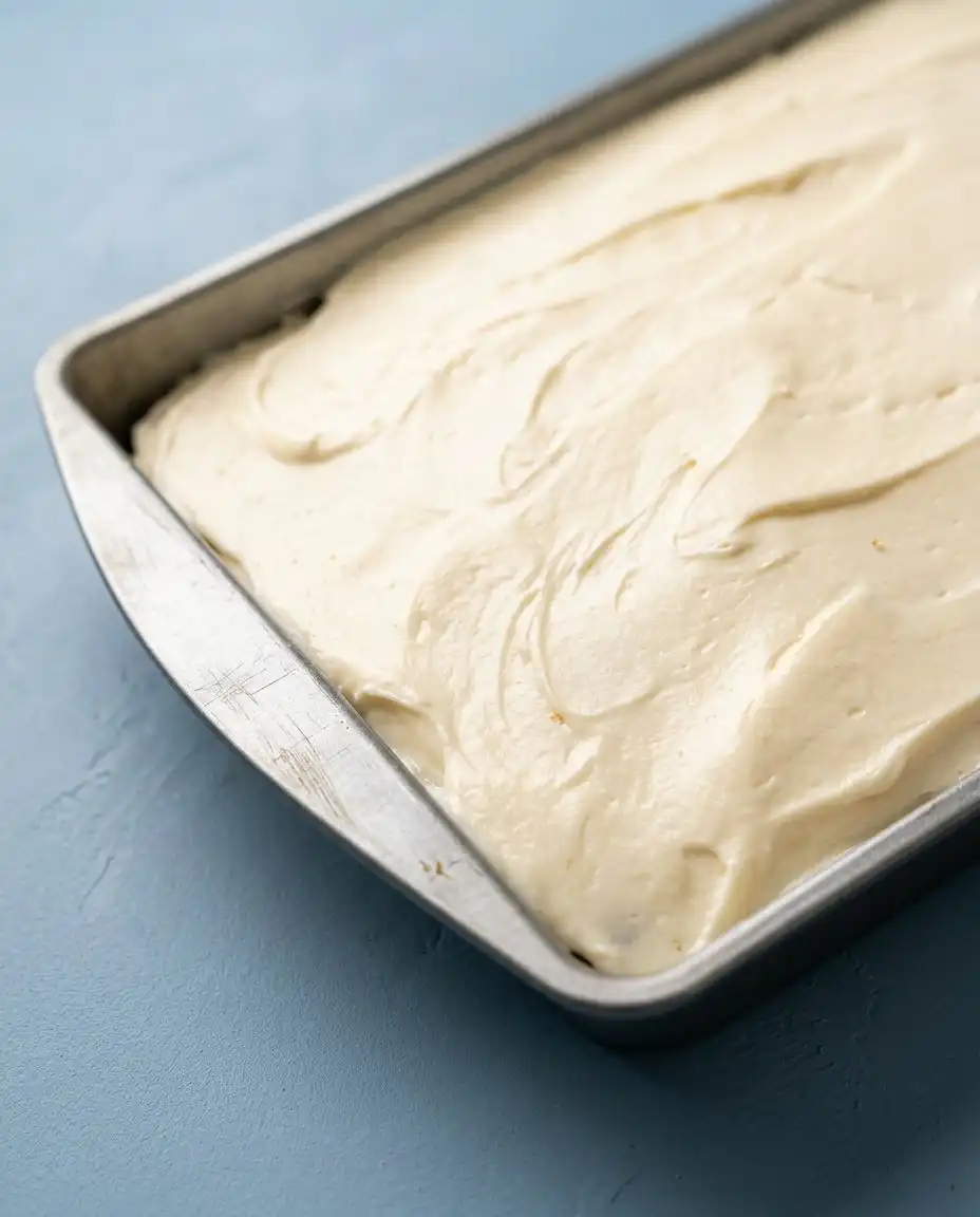 A generous square of Pumpkin Spice Cake ready to be served on a rustic ceramic plate with coffee.