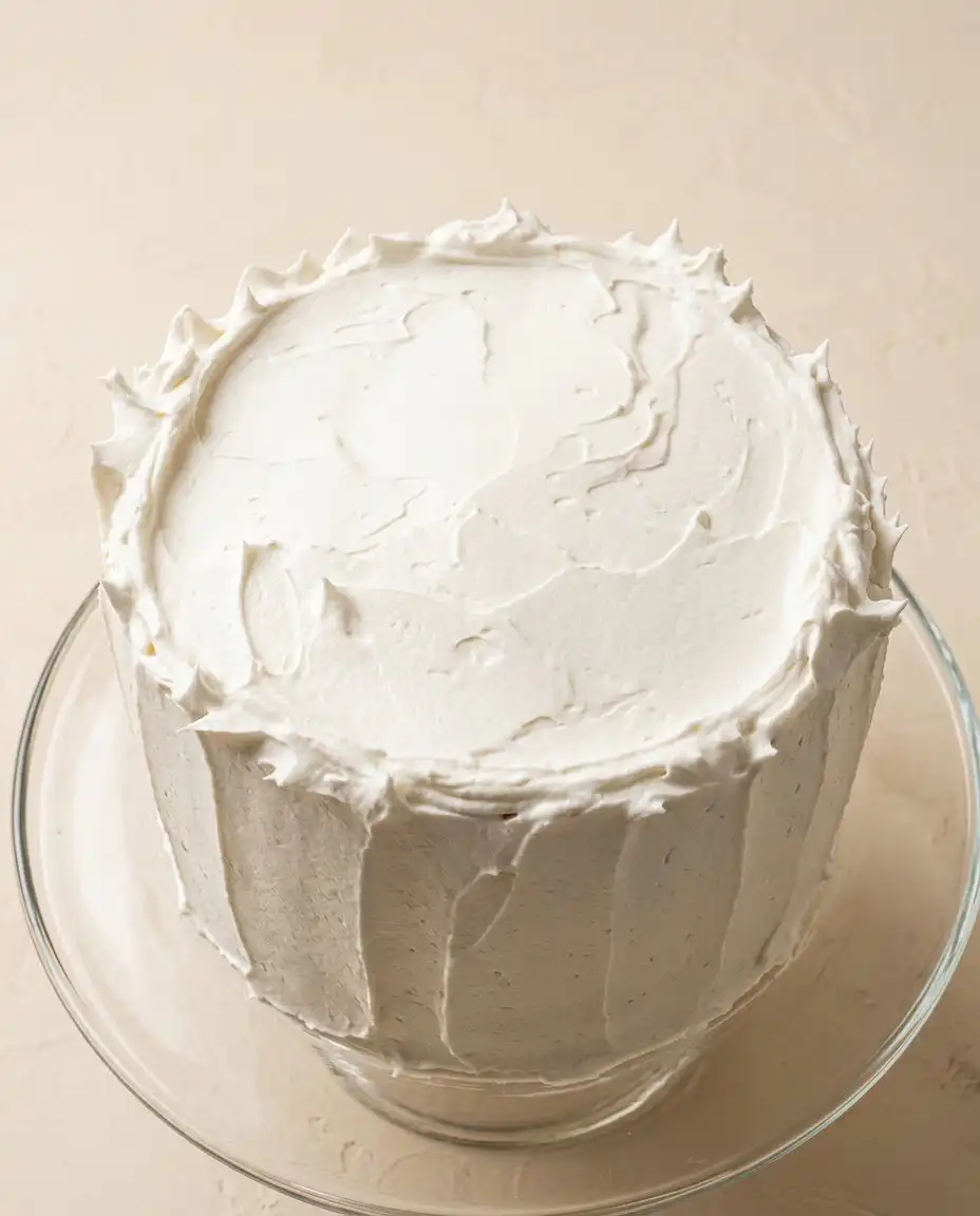 No-Bake Watermelon Cake with Coconut Cream 16 A sliced wedge of No-Bake Watermelon Cake with Coconut Cream showing the berry layers inside.